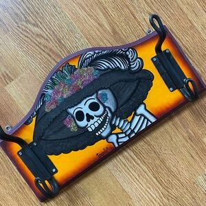 Colorful Day of the Dead Wall Hook